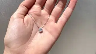 שרשרת יהלום כוס 0.40ct