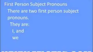 Learn English - First, Second, and Third Person