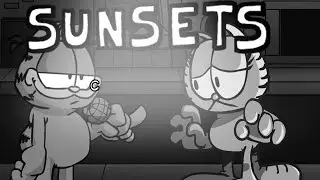 FNF Sunsets V2 but Garfield and Nermal sings it (Cover) [Wednesday Infidelity V2]