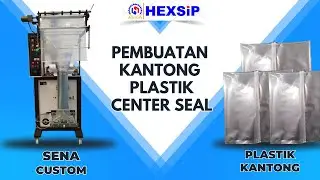 PEMBUATAN KANTONG PLASTIK DENGAN MESIN SENA CUSTOM/ 0812 3512 6969