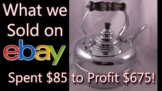 What Sold on ebay - See what I Spent $85 on & Profited $675! - Dorky Thrifters Fulltime RV Family