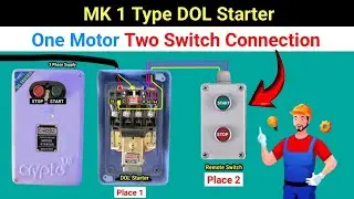 2 Way Connection Motor Starter l Local And Remote Wiring l 2 Way Submersible Wiring