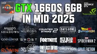 GTX 1660 Super 6GB - Test in 25 Games in Mid 2025