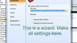 How to combine PDF files INTO ONE with PDF Combine