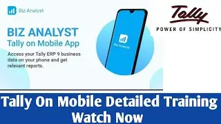 Tally On Mobile App (Biz Analyst) || Best Tally App