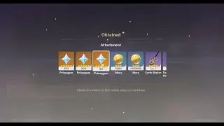 Genshin Impact 5.0 Login Rewards - 650 primogems + 3 new weapons + 1M Mora !!!!!!!!!!!!!