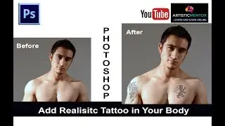 How to add  Realistic Tattoo! using Photoshop  | Photoshop Tutorial