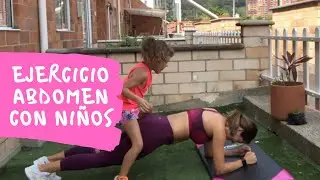 #quedateencasa Rutina de Ejercicio en casa para abdomen con niños
