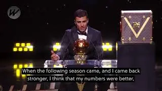 Rodri on Ballon d'Or award For my club, for my country, for Spanish football | Soccer | WSS