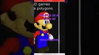 Mario 2d 3d never 4d #shorts