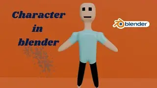 Character in blender || 3d Modeling || Basic blender modeling || Timelapse || 3d Animation