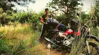 Bajaj Boxer 150 X / Мотопоход с ночевкой / Забрался в дебри