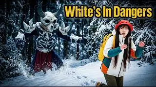Superheroine White Rangers Ryona vs. Popol And Kupa Heroine Defeated 