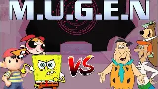 MUGEN Request 179: Ness, DG Blossom, SpongeBob vs Fred Flitstone, George Jetson, Yogi Bear