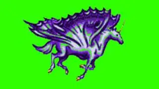 Green Screen Animation - 3D Pegasus (COPYRIGHT FREE)