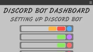 Discord Bot Dashboard - Ep.1