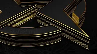Black Gold 3D Logo Reveal Animation | After Effects Template Download