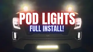Adding 3” LED Pod / Ditch Lights to My GMC Sierra AT4 – Full Install!