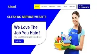 Landing Page Website using HTML and CSS | Awesome Landing Page Design