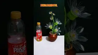 Bunga dari gelas plastik #shorts  #daurulangplastik #craft
