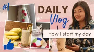 Morning routine with My Ginger cat 🐈 | Healthy Breakfast & Productive Day