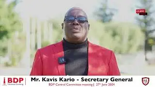 Kavis Kario - BDP Secretary General