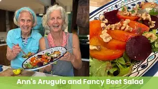Ann's Arugula and Fancy Beet Salad
