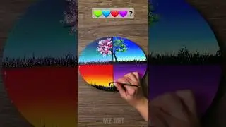 CHOOSE BETTER 💚💙❤️💜 #shorts #art #painting