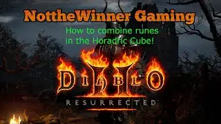 Diablo 2 Resurrected How to Combine Runes in the Horadric Cube! Also poping out your belt!