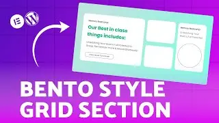 Bento Grids Hero Banner WordPress Tutorial - Elementor | New Web Design Trend for 2024?