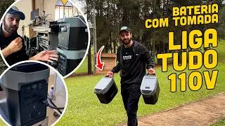 LIGUEI TODA HOUSE MIX COM BATERIAS! DELTA 2 ECOFLOW