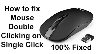 How to fix mouse double clicking on single click *2020*