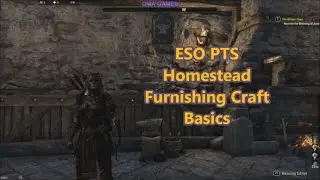 ESO PTS v2 7 0 Crafting Furniture Basics