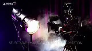 Infinity TF-300 Fresnel Theatre Spots. Ordercode: 200200.