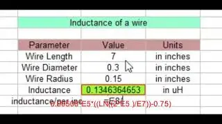 How to calculate the inductance of a wire | Component model at HF | High speed Designs - Part 40
