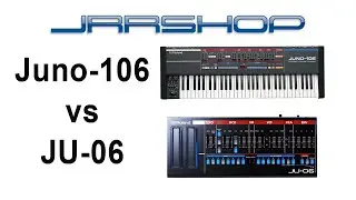 Juno 106 vs JU-06 | Roland Boutique vs the Original | Sound Comparison