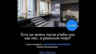 Интервью с дизайнером интерьеров Лидией Шаповаловой на Amlab.me 