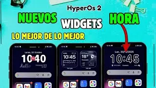 Lo Mejor!! Nuevos Widgets de la Hora Top para tu Xiaomi - Redmi - Poco