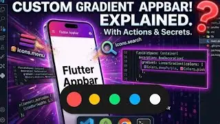 Build modern gradient Appbar in 1-2 minutes using flutter 🔥
