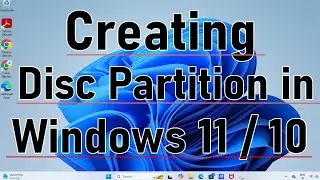 How to create new SSD disc partition in Windows 11 | SSD disc partition in new Windows 11 laptop