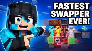 I Built the FASTEST 4-in-1 Armor Swapper in Minecraft! (1.21)