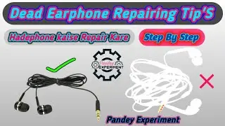 Company Made  Hadephone/Earphone| Repairing Tips And tricks on Home|Hadephone Repair kaise kare