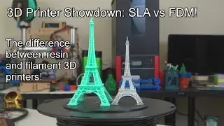 3D Printers: Are resin or filament printers better? SLA vs FDM!