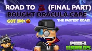 ROAD TO DRACULA CAPE | ( UNEXPECTED ENDING ) | Pixel Worlds