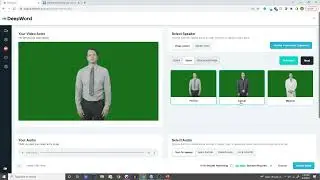 How to overlay video actors in the corner of the screen while adding a background video in DeepWord