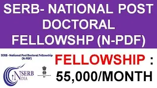 SERB National Post-Doctoral Fellowship 2023 (N-PDF) II Application started