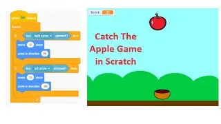 How To Make Catch the Apple Game in Scratch | Scratch programming | Tutorial 8