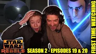 Star Wars Rebels: Season 2 - Episodes 19 & 20 (Dad and Son First Time Watching Reaction)