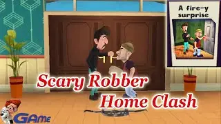 Hot Water Prank on Robbers(A FIRE-Y SURPRISE) -Scary Robber Home Clash Updates GAME