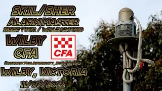 Skil/Sher Alarm Master CFA Fire Siren Tour/Walkaround | Wilby, VIC | 11/07/2022